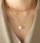 Pearl Of Grace And Gold Necklace – Jewelry Gift Ideas — 2