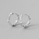 Silver Thorn Ear Buckle Men's Personality Earrings – Gifts for Her — 1