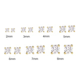 Stainless Steel Zircon Earrings – Gift Ideas — 3