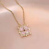 Open And Close Four-leaf Flower Dual-wear – Jewelry Gift Ideas — 6