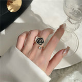 Super Fairy High-end Camellia Ring Jewelry Simple – Jewelry Gift Ideas — 7