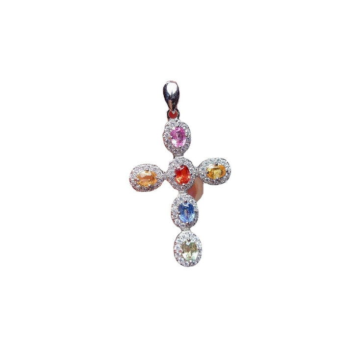 Fashion Colorful Gemstone Pendant Necklace – Jewelry Gift Ideas — 1