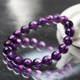 Natural Amethyst Single Loop Bracelet – Jewelry Gift Ideas — 5