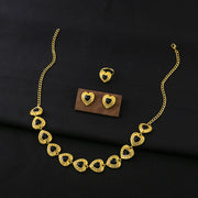 Retro Court Love Necklace Earrings And Ring Set – Jewelry Gift Ideas — 8