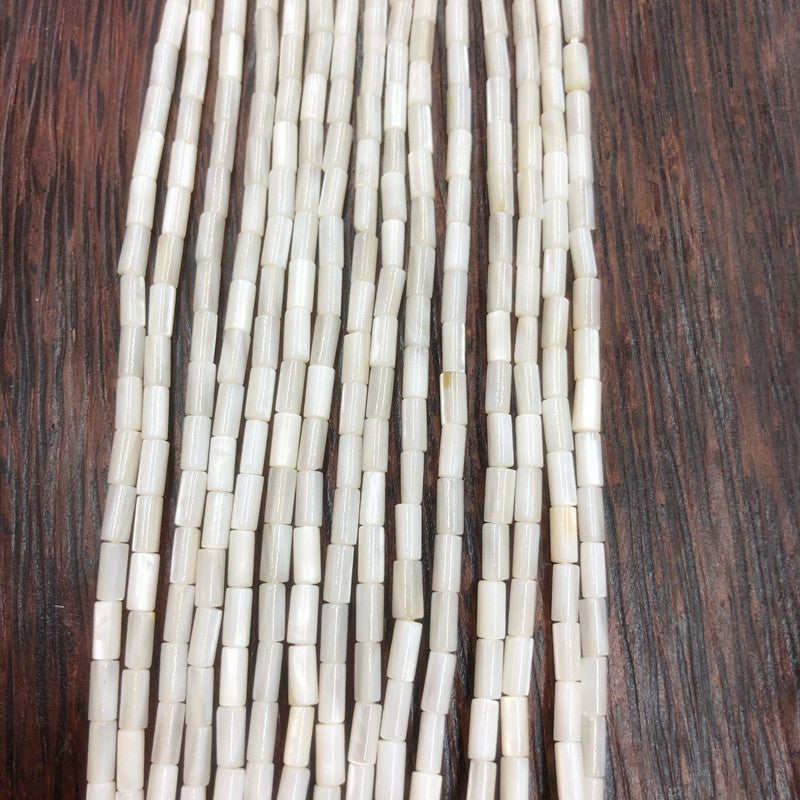 Freshwater Shellfish Round Tube Necklace Bracelet – Jewelry Gift Ideas — 1