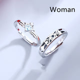 Men And Women Couples Niche Design Ring – Gifts for Her — 8