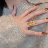 Real Gold Plated Snake-shaped Zircon Ring – Useful Gifts — 4