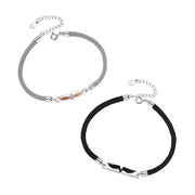Angel Wings Sterling Silver 925 Couple Bracelet – Jewelry Gift Ideas — 2