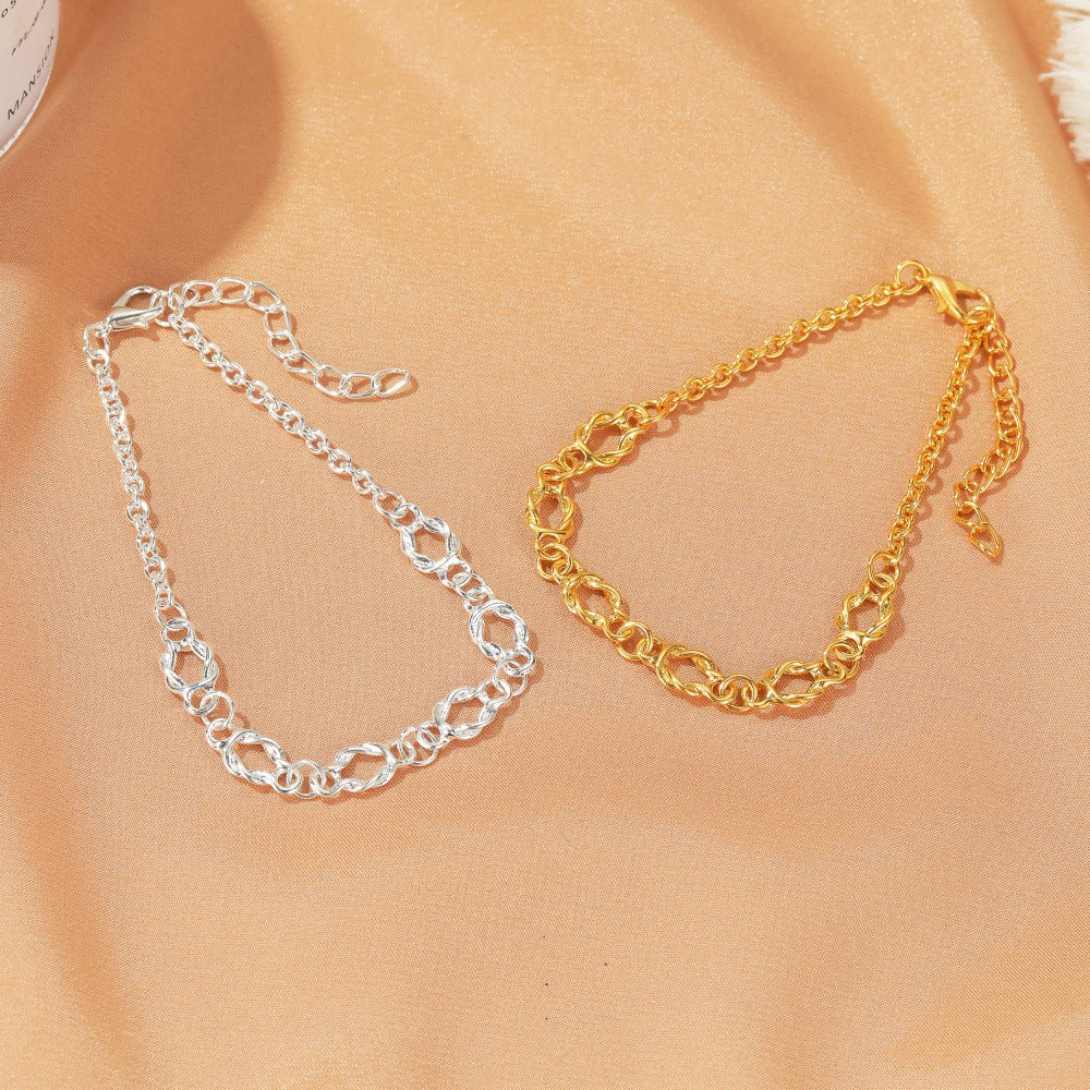 Personalized Knot Metal Adjustable Chain Bracelet – Jewelry Gift Ideas — 1