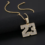 Jersey Number Necklace Men's Personality Alloy – Jewelry Gift Ideas — 3