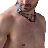 Wild Clavicle Chain Necklace Leather Collar Neck – Jewelry Gift Ideas — 3