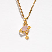 Exquisite Light Luxury Saturn Surround Necklace – Jewelry Gift Ideas — 5