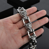 Rock Hip Hop Street Wolf Head Biker Titanium – Jewelry Gift Ideas — 4