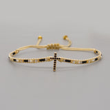 Ethnic Style Diamond Cross Zircon Bracelet – Stylish Gifts — 9