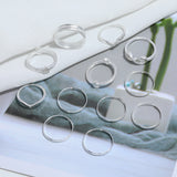 Metal Silver Ring Set – Surprise Gifts — 4