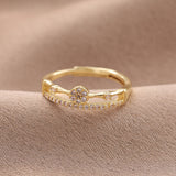 Double Layer Zircon Female Simple Ring Opening – Gifts for Her — 3