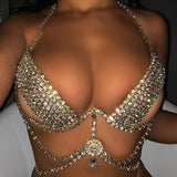 Rhinestone Chest Chain Fashion Nightclub Full – Stylish Gifts — 1