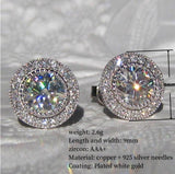 Moissanite Ear Studs Full Diamond – Useful Gifts — 7