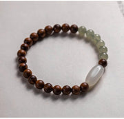 Nanmu Hand String Hetian Jade Bracelet Men's – Stylish Gifts — 4