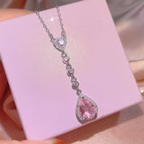 Artificial Diamond Pendant Drop-shaped Suit – Jewelry Gift Ideas — 5