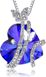 Heart-shaped Gem Inlaid With Exquisite Butterfly – Jewelry Gift Ideas — 7