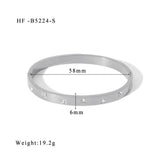 Design 18K Stainless Steel Zircon Bracelet – Jewelry Gift Ideas — 2