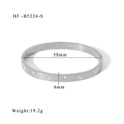 Design 18K Stainless Steel Zircon Bracelet – Jewelry Gift Ideas — 2