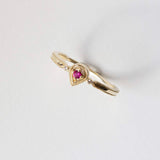 Small Hollow Drop Shaped Ring – Thoughtful Gifts — 4