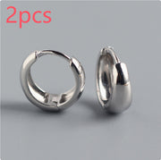 Simple Metal Wide-faced Personalized Earrings – Surprise Gifts — 5