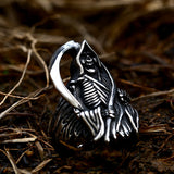 Stainless Steel Casting Death Sickle Retro Titanium – Gifts for Him — 4