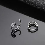 G23 Titanium Zircon Nose Ring Seamless Earrings – Small Gift Ideas — 7