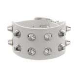 Metal Rock Double Row Flat Rivet Bracelet PU – Jewelry Gift Ideas — 13