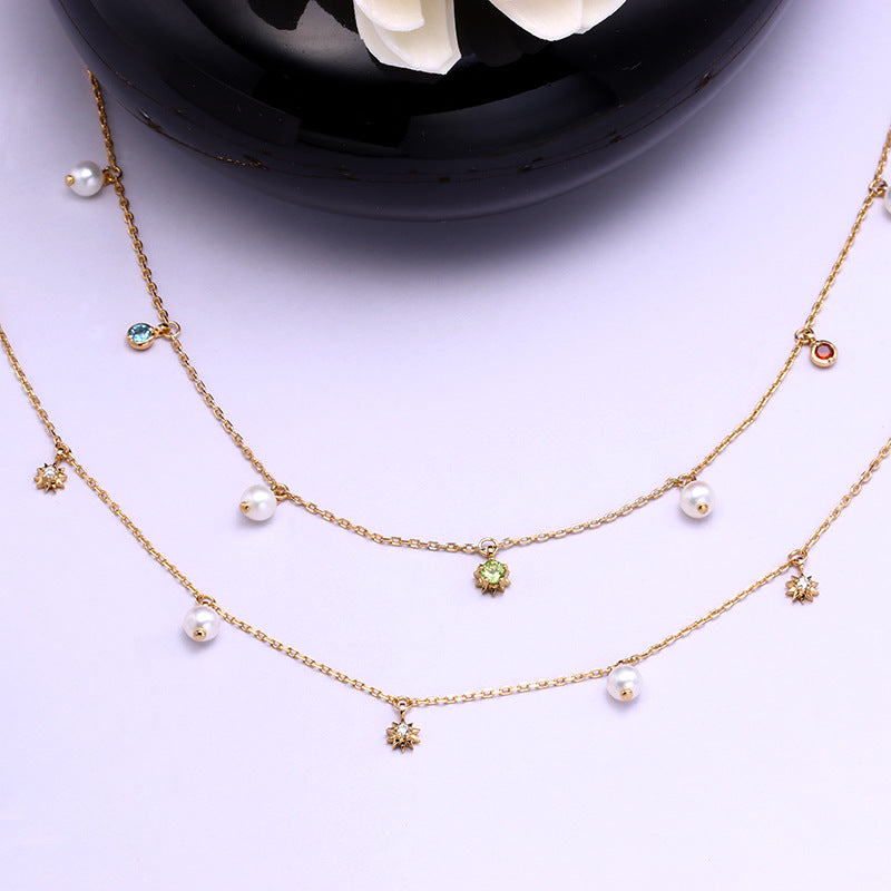 Light And Luxurious Pearl Star Necklace – Jewelry Gift Ideas — 1