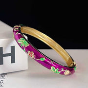 Museum Enamel Fine Floral Bracelet – Jewelry Gift Ideas — 5
