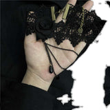 Gothic Black Rose Lace Long Tassel Women's – Jewelry Gift Ideas — 2