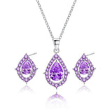 Sparkling Zircon Wedding Necklace And Earrings – Jewelry Gift Ideas — 5