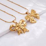 Light Luxury Design Non-fading Titanium Steel Bow – Jewelry Gift Ideas — 14