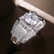 Europe And America Inlaid Zircon Women's Couple Ring – Gifts for Her — 1