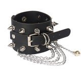 Vintage Rivet Punk Multi Chain Bracelet – Jewelry Gift Ideas — 4