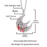 Moon Pendant Trippie Redd Same Style Exaggerated – Jewelry Gift Ideas — 2