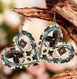 Valentine's Day Love Leather Earrings Creative – Gifts for Couples — 3
