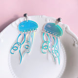 Colorful Jellyfish Premium Sense Ins Style Earrings – Stylish Gifts — 1