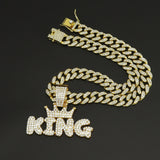 Mens Fashion Alloy Necklace With Diamond Pendant – Jewelry Gift Ideas — 6