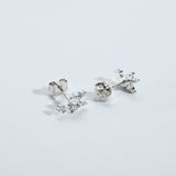 S925 Sterling Silver Rivets With Diamonds Leaf Shaped – Useful Gifts — 4