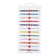 Women's Crystal Rice Beaded Braided Bracelet – Jewelry Gift Ideas — 7