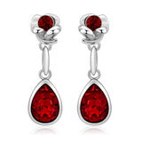 European And American Rose Flower Earrings Are – Everyday Gifts — 3