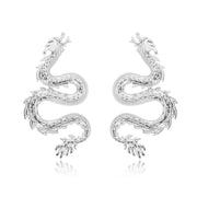 Individualized Gothic Cool Oil Dragon Earrings – Everyday Gifts — 7
