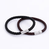 Casual Simple PU Woven Leather Bracelet – Jewelry Gift Ideas — 3