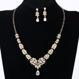 Diamond-encrusted Necklace And Earrings Set – Jewelry Gift Ideas — 6