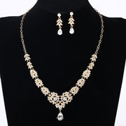 Diamond-encrusted Necklace And Earrings Set – Jewelry Gift Ideas — 6